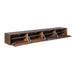 TV-meubel Zwevend tv meubel Madison Bruin 200 cm 200x35x30 cm-TV-meubels-Starfurn