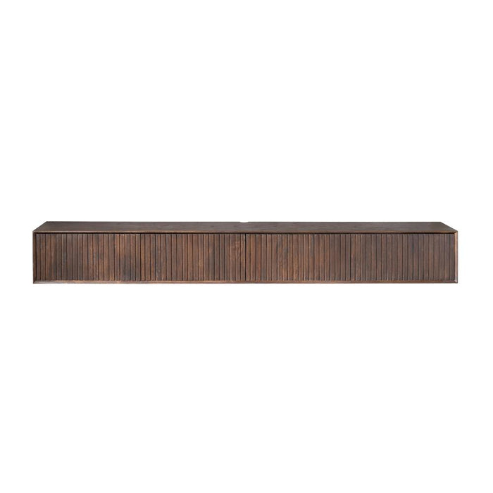 TV-meubel Zwevend tv meubel Madison Bruin 200 cm 200x35x30 cm-TV-meubels-Starfurn