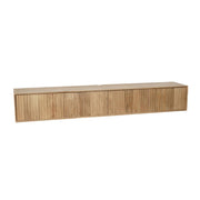TV-meubel Zwevend tv meubel Madison Naturel 200 cm 200x35x30 cm-TV-meubels-Starfurn