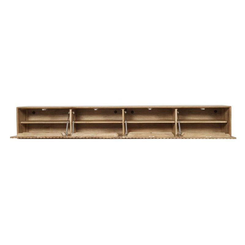 TV-meubel Zwevend tv meubel Madison Naturel 200 cm 200x35x30 cm-TV-meubels-Starfurn