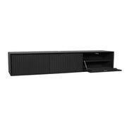 TV-meubel Zwevend tv meubel Madison Zwart 160 cm 160x35x30 cm-TV-meubels-Starfurn