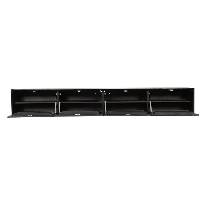 TV-meubel Zwevend tv meubel Madison Zwart 200 cm 200x35x30 cm-TV-meubels-Starfurn