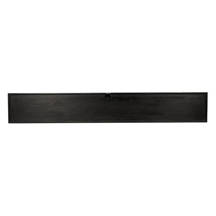 TV-meubel Zwevend tv meubel Madison Zwart 200 cm 200x35x30 cm-TV-meubels-Starfurn