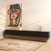 TV-meubel Zwevend tv meubel Madison Zwart 280 cm 280x35x30 cm-TV-meubels-Starfurn