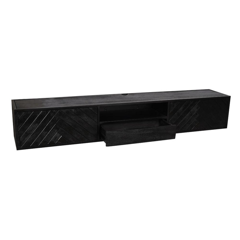 TV-meubel Zwevend tv meubel New York 200 cm 200x35x33 cm-TV-meubels-Starfurn