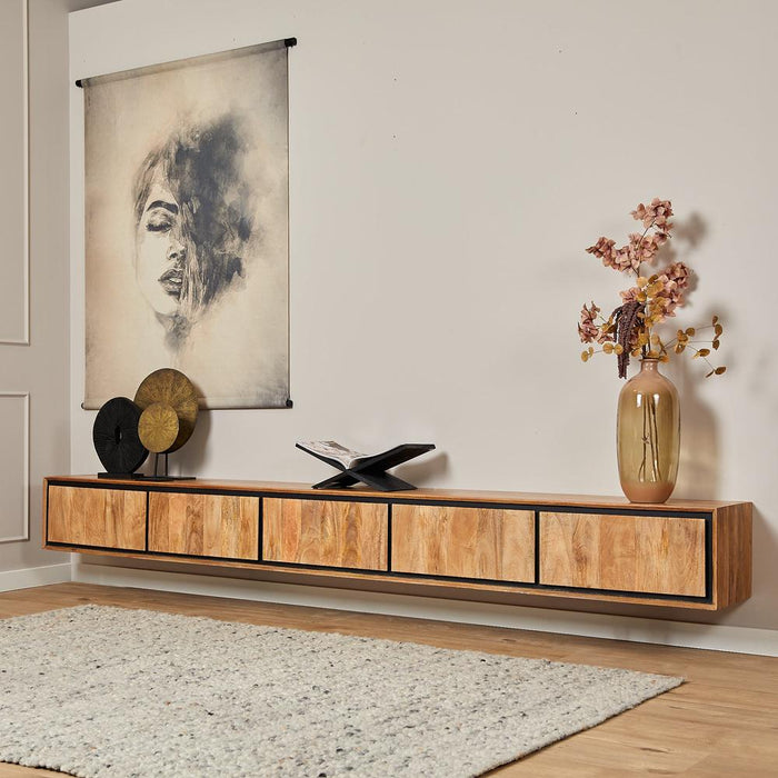 TV-meubel Zwevend tv meubel RichWood 280 cm-TV-meubels-Starfurn