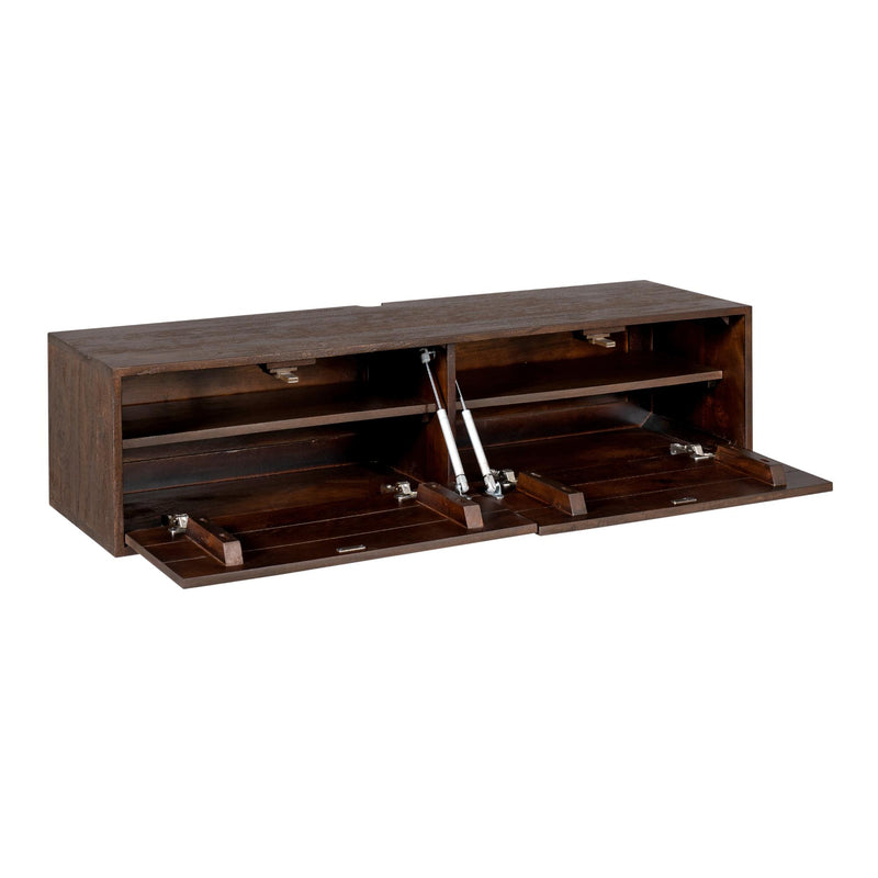 TV-meubel Zwevend tv meubel Vision Bruin 120 cm 120x30x35 cm-TV-meubels-Starfurn