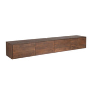 TV-meubel Zwevend tv meubel Vision Bruin 200 cm 200x30x35 cm-TV-meubels-Starfurn