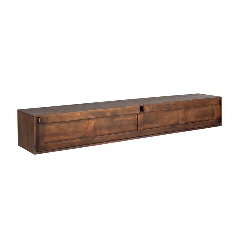 TV-meubel Zwevend tv meubel Vision Bruin 200 cm 200x30x35 cm-TV-meubels-Starfurn