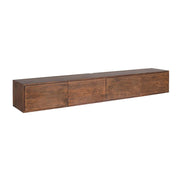 TV-meubel Zwevend tv meubel Vision Bruin 240 cm 240x30x35 cm-TV-meubels-Starfurn