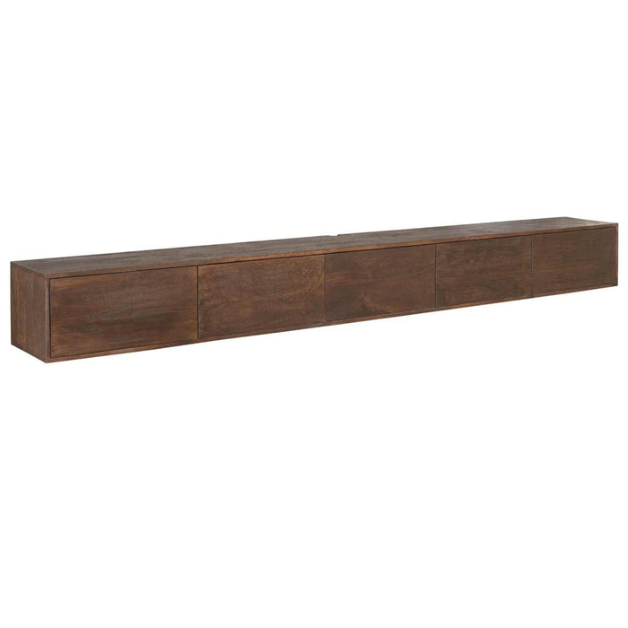 TV-meubel Zwevend tv meubel Vision Bruin 280 cm 280x30x35 cm-TV-meubels-Starfurn