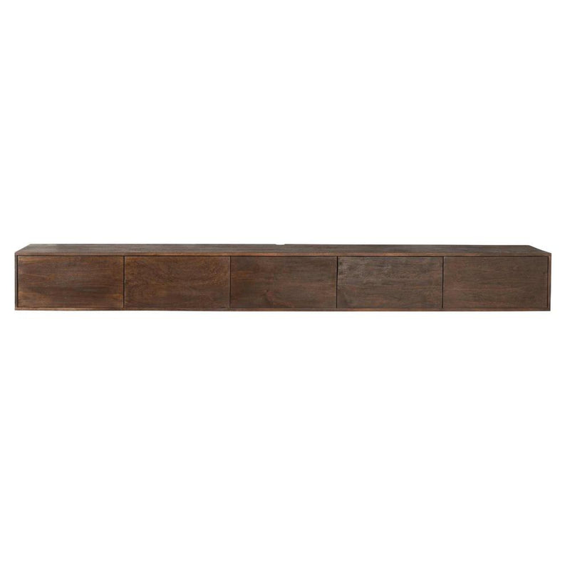TV-meubel Zwevend tv meubel Vision Bruin 280 cm 280x30x35 cm-TV-meubels-Starfurn