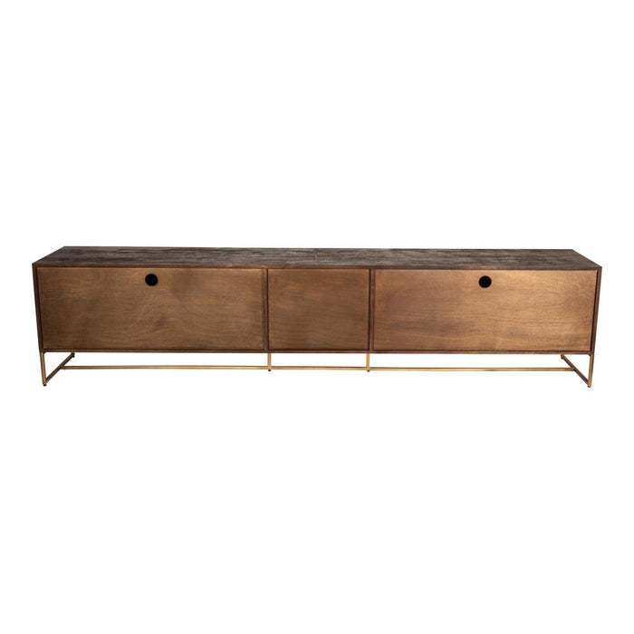 TV-meubels TV-meubel Onyx TV Kast Bruin/Goud-TV-meubels-PTMD