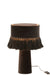 Table Lamp Eve Round Velvet Cotton Black-Tafellampen-J-Line