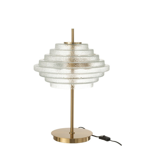 Table Lamp Led Gold Metal/Glass Transparent-Tafellampen-J-Line