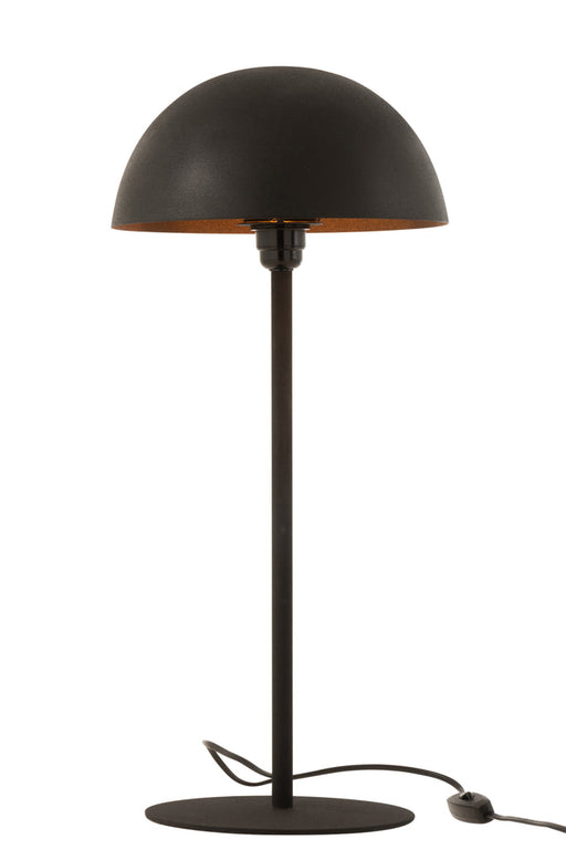 Table Lamp Mushroom Metal Matte Black-Tafellampen-J-Line