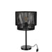 Table Lamp Paul Rope Metal Black-Tafellampen-J-Line