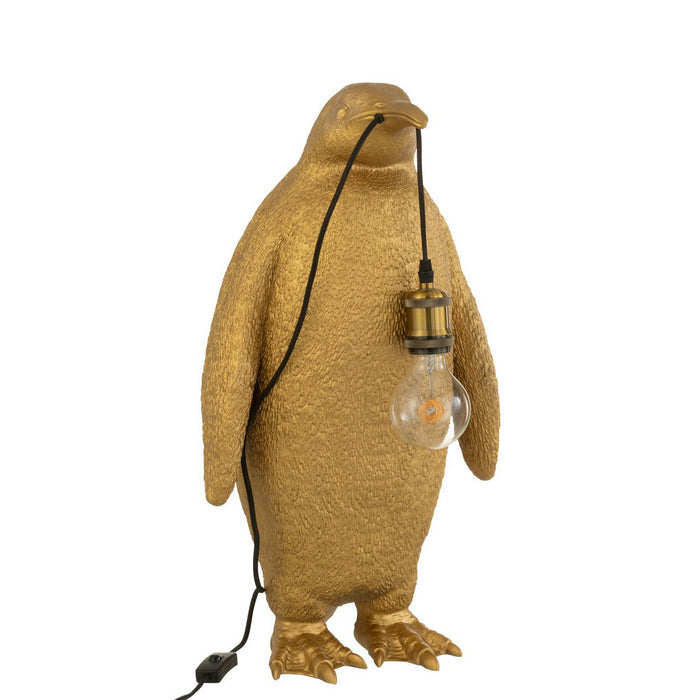 Table Lamp Penguin Resin Gold Large-Tafellampen-J-Line