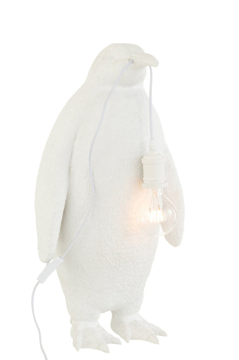 Table Lamp Penguin Resin White Large-Tafellampen-J-Line