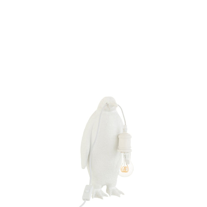 Table Lamp Penguin Resin White Small-Tafellampen-J-Line