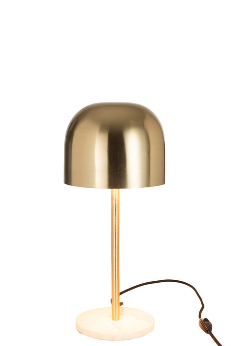 Table Lamp Queen Metal Marble Gold-Tafellampen-J-Line