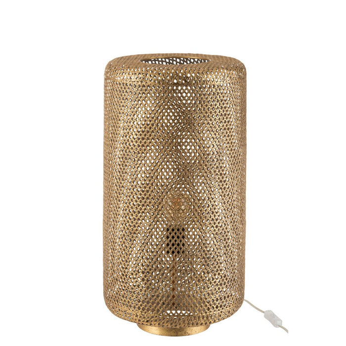 Table Lamp Round Metal Gold-Tafellampen-J-Line