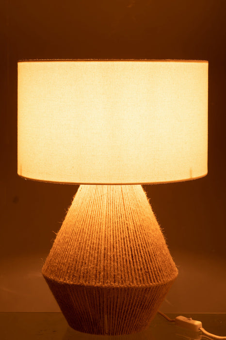 Table Lamp String Jute Natural-Tafellampen-J-Line