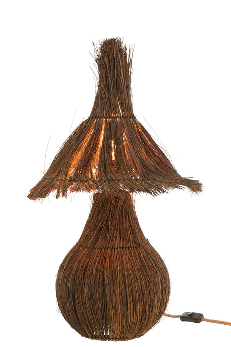 Table Lamp Tropical Brown-Tafellampen-J-Line