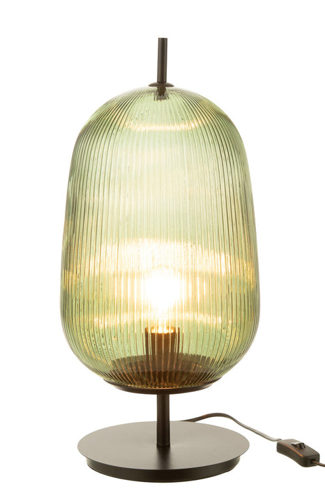 Table Lampe Oasis Glass Green Large-Tafellampen-J-Line