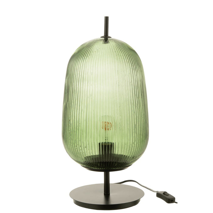 Table Lampe Oasis Glass Green Large-Tafellampen-J-Line