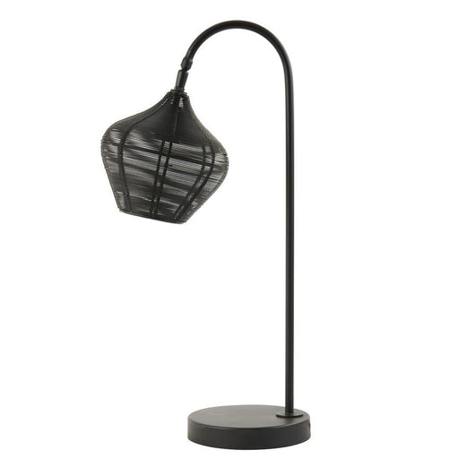 Table lamp 27x20x61 cm ALVARO matt black-Tafellampen-Light & Living