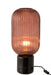 Tablelamp Yufo Long Glass/Marble Red/Black-Tafellampen-J-Line