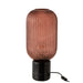 Tablelamp Yufo Long Glass/Marble Red/Black-Tafellampen-J-Line