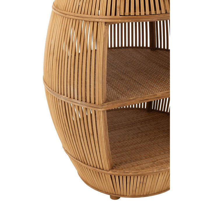 Tafel Barrel rotan/bamboe naturel-Salontafels-J-Line