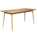 Tafel Fabio 160X80 Natural-Eettafels-Creating Home