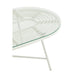 Tafel Low Oval Outdoors Met | Glass Wit-Salontafels-J-Line