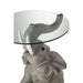 Tafel Olifant poly/glas grijs-Salontafels-J-Line