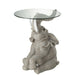 Tafel Olifant poly/glas grijs-Salontafels-J-Line