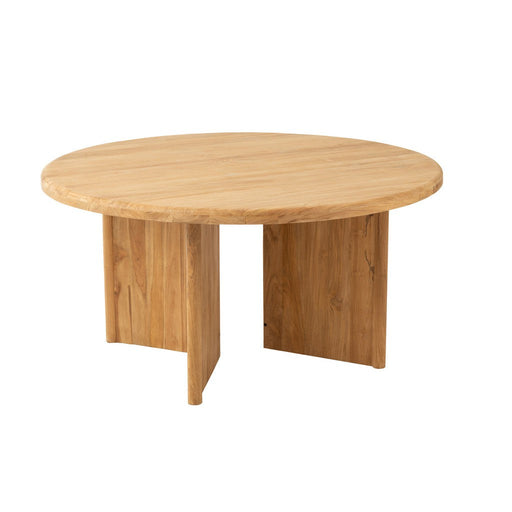 Tafel Rond Teak Hout Natuurlijk-Eettafels-J-Line