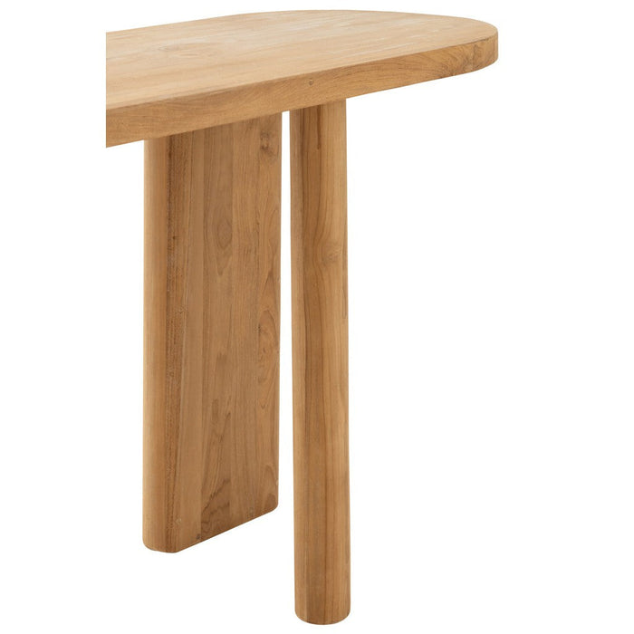 Tafel Teak Hout Natuurlijk-Eettafels-J-Line