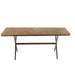 Tafel Yoni Metaal | Mango Hout Natuurlijk | Grey-Eettafels-J-Line