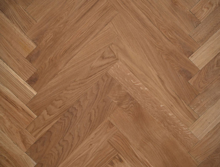 Tafelblad Fishbone Danish straigth - 120x60x3 - Naturel - Eiken-Ovale tafelbladen-HSM Collection