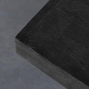 Tafelblad Straight Edge Zwart Mangohout 120x70x5 cm-Rechthoekige tafelbladen-LABEL51