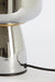 Tafellamp 21x45 cm LOTTA rookglas+goud-Tafellampen-Light & Living