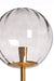 Tafellamp 2L E14 33x18x43 cm MAGDALA glas licht grijs+goud-Tafellampen-Light & Living