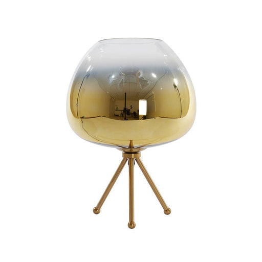 Tafellamp 30x43 cm MAYSON glas goud-helder+goud-Tafellampen-Light & Living