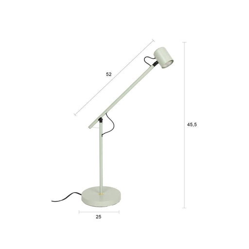 Tafellamp Aero Metaal Groen 55x20 cm GU10 (ES111)-Tafellampen-Creating Home