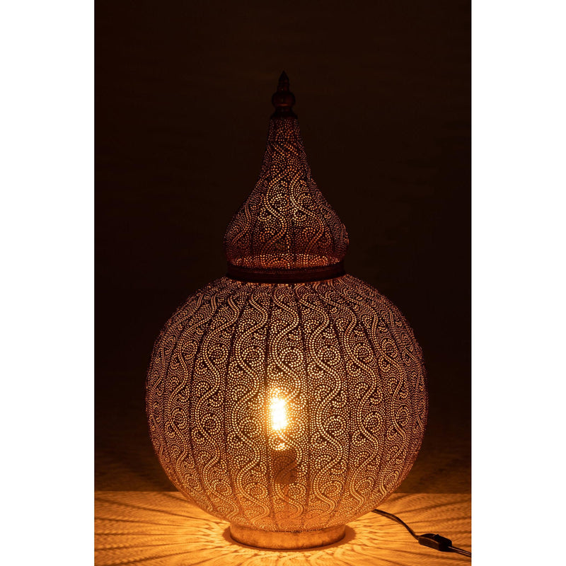 Tafellamp Aladin Ijzer Goud 46x46x78 cm-Tafellampen-J-Line