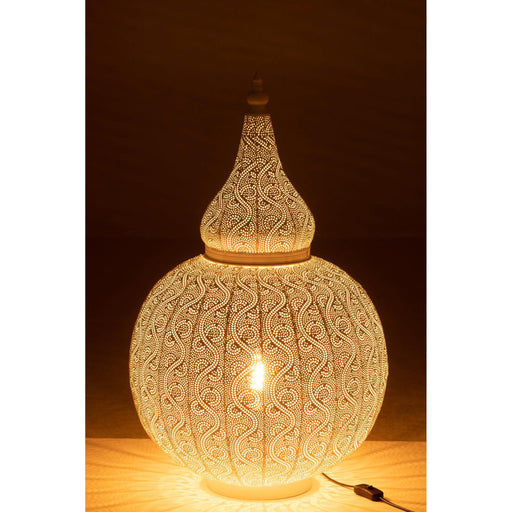 Tafellamp Aladin Ijzer Wit 46x46x78 cm-Tafellampen-J-Line