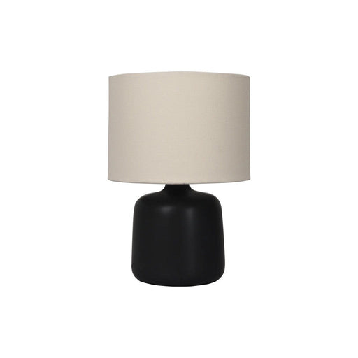 Tafellamp Alma Straight - Zwart - Ã˜23cm-Tafellampen-Leitmotiv